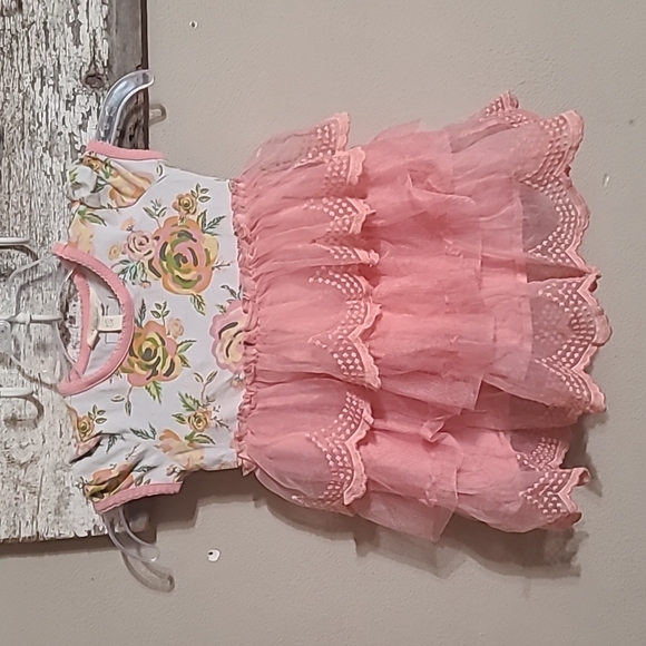 Matilda Jane Other - Matilda Jane girls boutique Tiddlywinks the adventure begins ruffle dress 18/24m